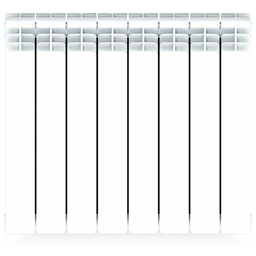 Радиатор Rifar B 500, 8 секций, нижнее подключение, биметалл