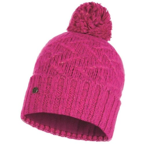 фото Шапка buff knitted & polar hat ebba bright pink
