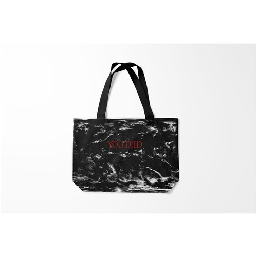 фото Сумка-шоппер / 46х35 см / геймерам / dark souls you died burnettie