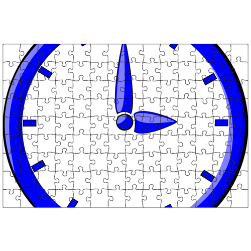 фото Магнитный пазл 27x18см."часы, час, минута" на холодильник lotsprints