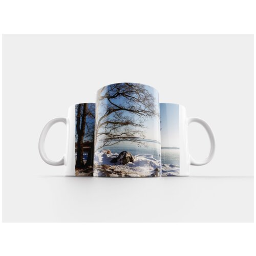 фото Кружка "древесина, природа, зима" 320 мл lotsprints