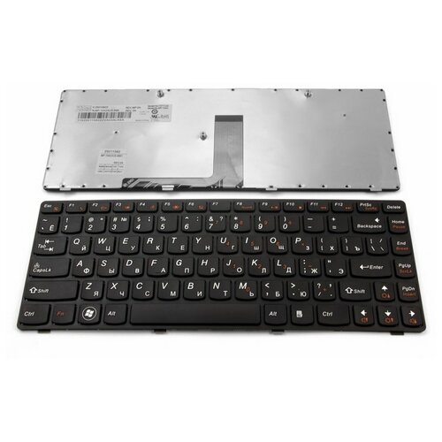 клавиатура lenovo ideapad b470 g470 g475 v470 z470 черная рамка черная Клавиатура для ноутбука Lenovo G470 (25-011680, MP-10A23SU-6861)