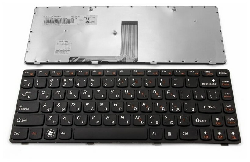 Клавиатура для ноутбука Lenovo G470 (25-011680, MP-10A23SU-6861)