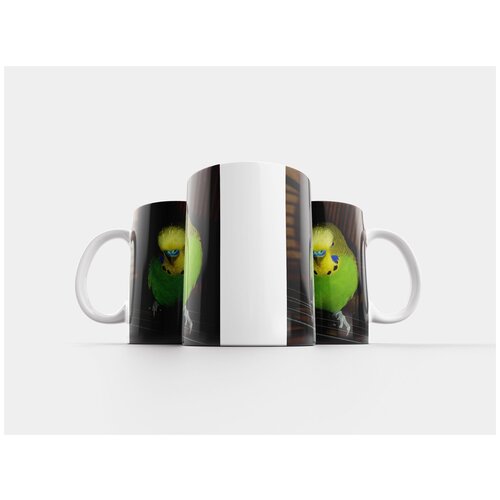 фото Кружка "волнистый попугайчик, птица, животное" 320 мл lotsprints