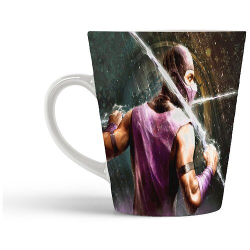 фото Кружка-латте coolpodarok mortal kombat mk мортал комбат (молнии)