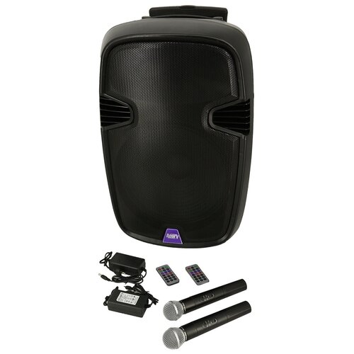 Acury AS-15T - Мобильная акустическая система с встроенным усилителем аккумулятором и 2 микрофонами 4242200₽