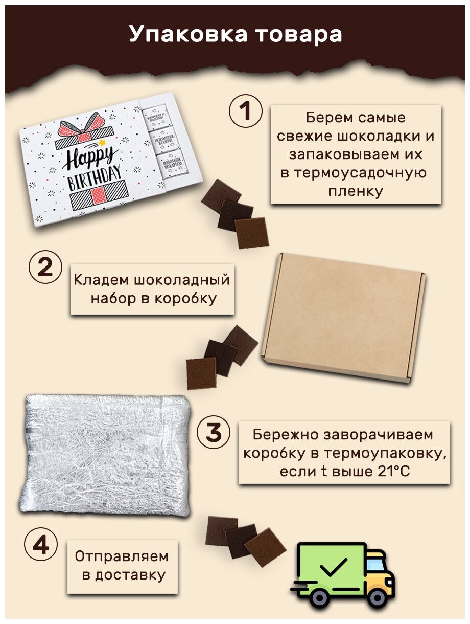 Шоколадный набор Choco Corp на 14 Февраля для парня, девушки 12 плиток, сладкий подарок на День всех влюбленных - фотография № 5