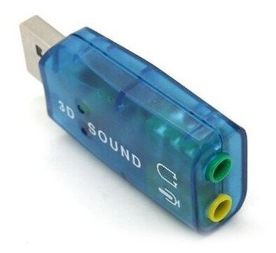 USB звуковая карта 3D Sound