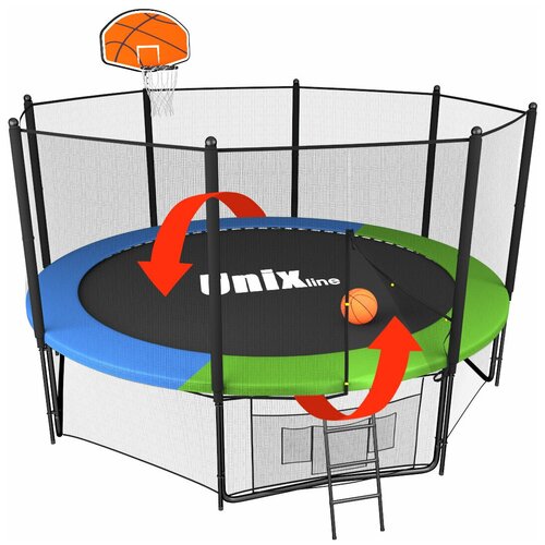 Баскетбольный щит для батута Unix line Classic/Simple баскетбольный набор для батута yamota smart