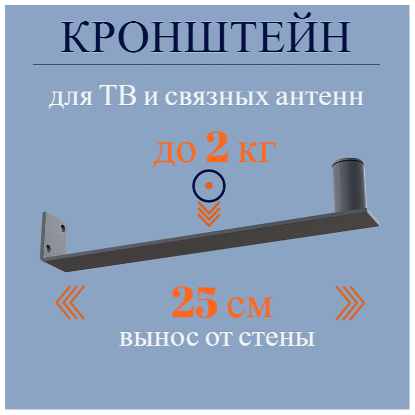 Кронштейн для антенн РЭМО "СКЛ", вынос от стены 25 см