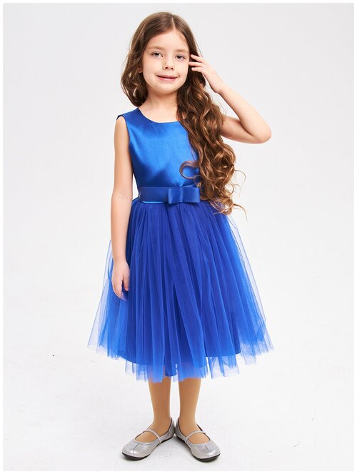 Школьное платье Вестифика, размер 30, синий