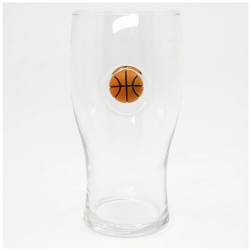 Бокал Пинта с баскетбольным мячом