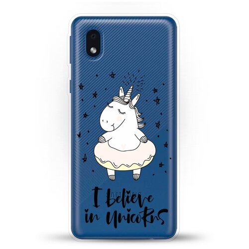 фото Силиконовый чехол единорог на samsung galaxy a01 core andy & paul