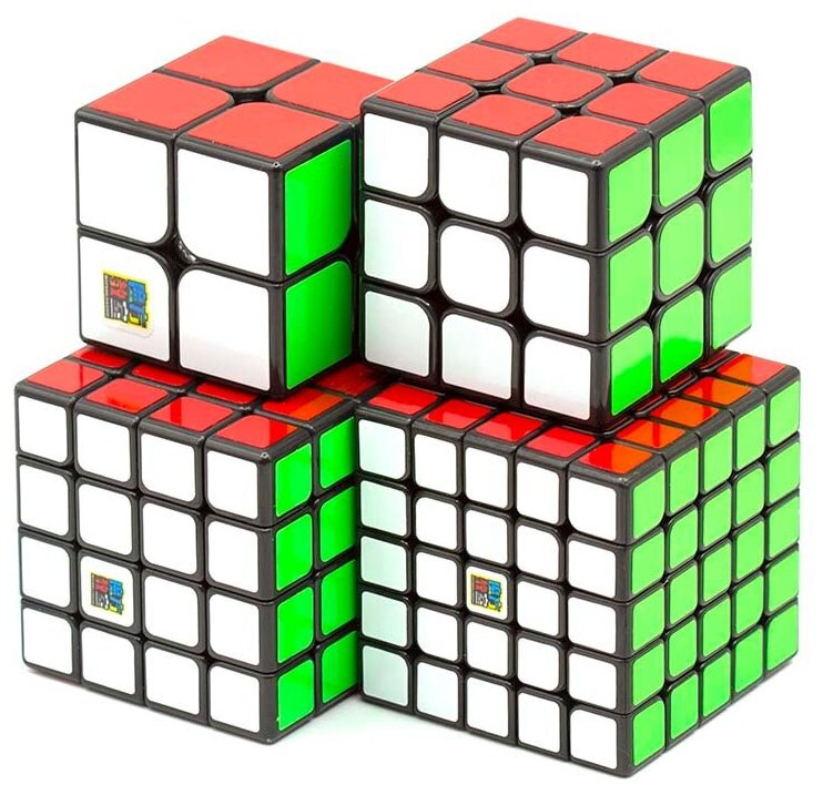 Головоломки MoYu Набор кубиков Рубика Cubing Classroom 2x2-5x5 Черный