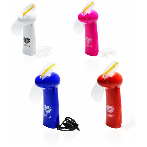 Мини-вентилятор Lovely с LED-подсветкой Белый 45000₽