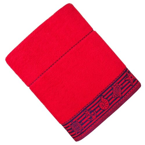 фото Tana home collection полотенце briz цвет: красный (90х140 см) br41619