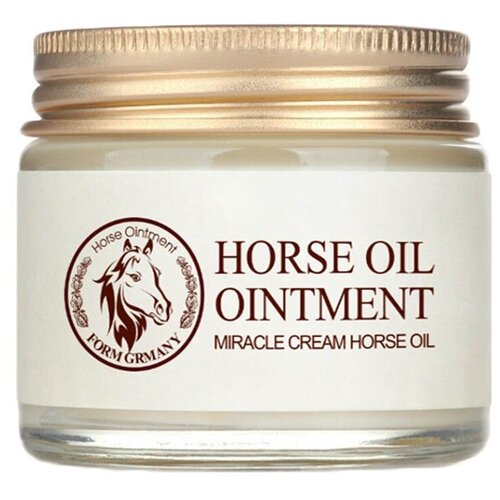 BioAqua Horse Oil Ointment Увлажняющий крем для лица с лошадиным маслом, 70 г