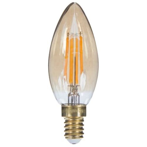 фото Лампа светодиодная uniel vintage свеча e14 5 вт 420 лм свет теплый белый