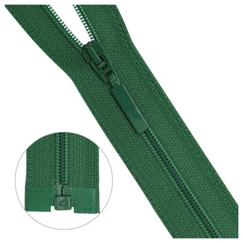 фото Молния витая тип 6 1 замок 80см arta (529 зеленый) 5 шт