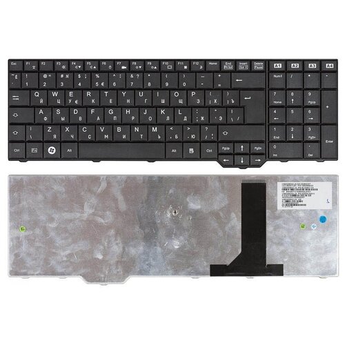 Клавиатура для ноутбука Fujitsu-Siemens 10600968023 черная 3700₽