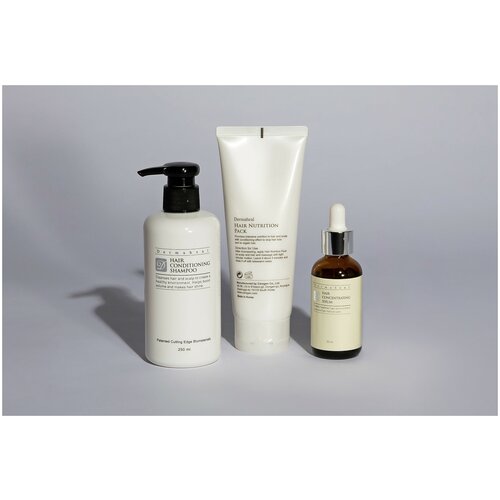 Dermaheal Набор для волос Восстановление и Питание Дермахил / Шампунь-кондиционер, 250 мл + Маска для волос, 150 мл + Сыворотка, 50 мл