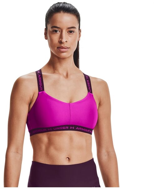 Бра Under Armour Crossback Low Bra Черный Lg 1361033-001