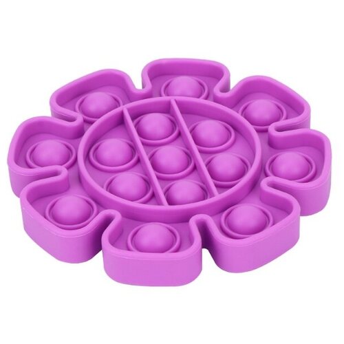Антистресс игрушки/поп ит/попит/симпл димпл/детские игрушки/ сиреневый цвет, розовый, размер 13х13 см