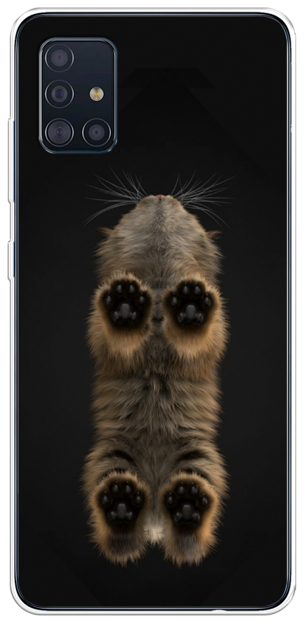 Силиконовый чехол "Кошачьи лапки" на Samsung Galaxy A51 / Самсунг Гэлакси А51