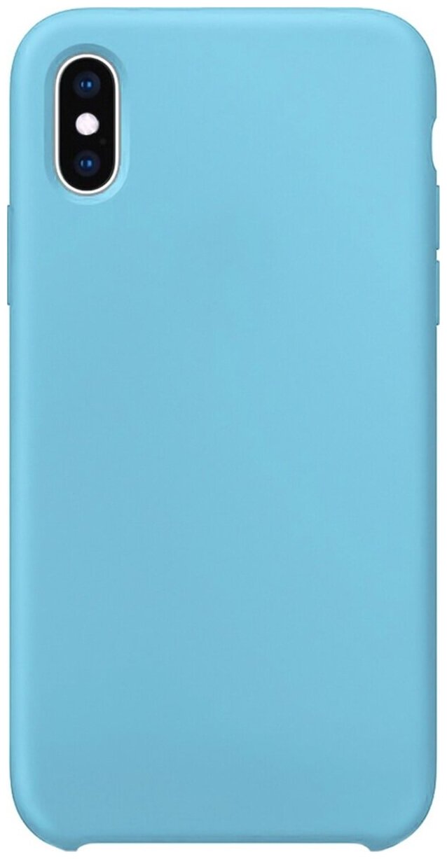 Чехол Silicone Case для Apple iPhone X / Xs без логотипа мятный