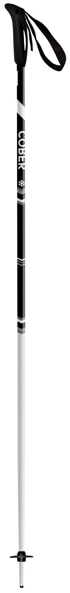 Горнолыжные палки COBER Sparcle Black 16mm (см:105)