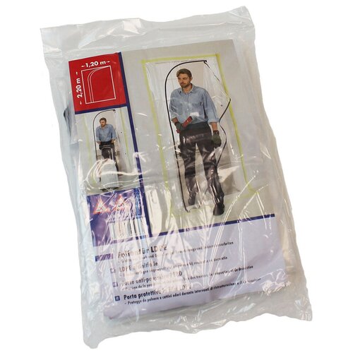 Пленочная дверь с молнией Color Expert 96962217 многоразовая (220 см*120 см)