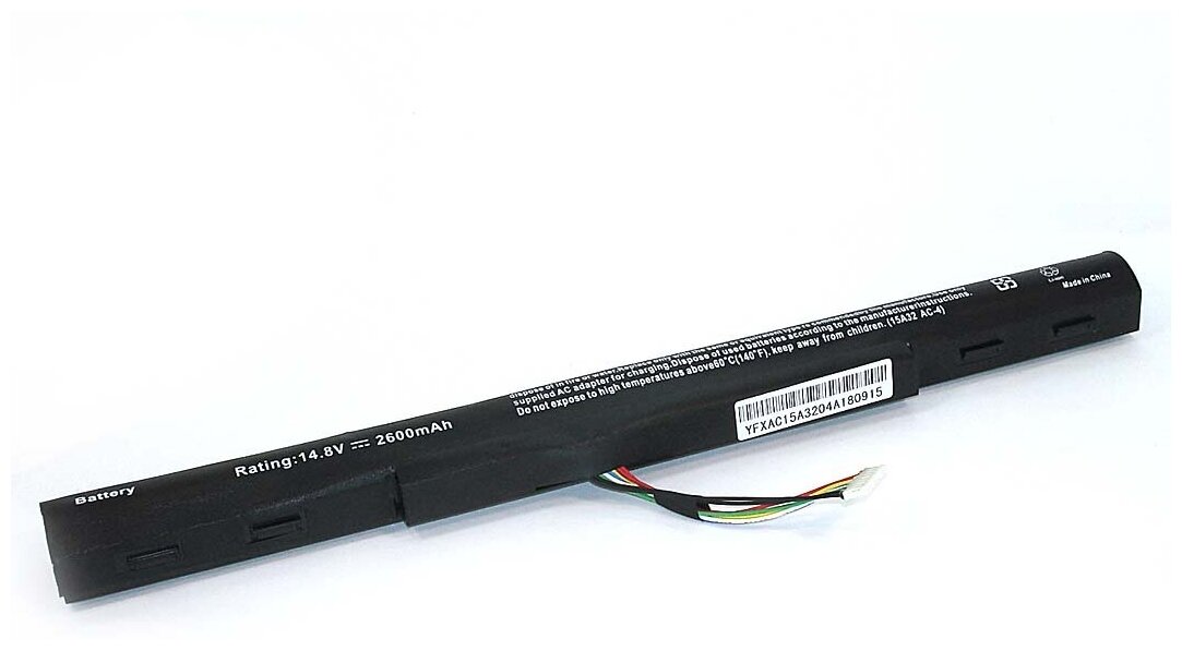 Аккумулятор OEM (совместимый с KT.00403.025, AL15A32) для ноутбука Acer Aspire E5-532 14.8V 2200mAh черный