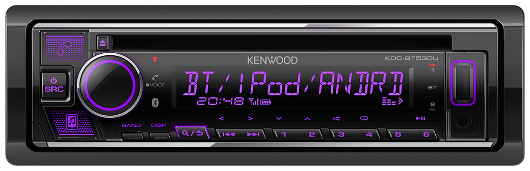 Автомобильный CD-ресивер KENWOOD KDC-BT530U