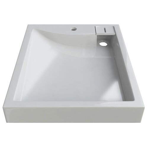 Раковина над стиральной машиной LUX 600*600 (ALTASAN) в комплекте с кронштейнами и сливной системой