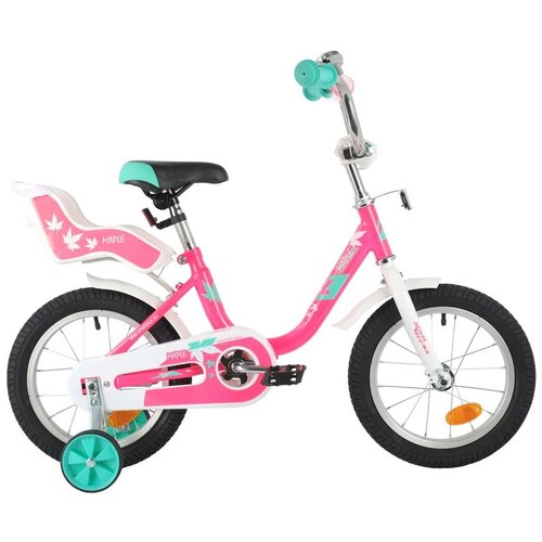 Детский велосипед Novatrack Maple 14 (2019) розовый (требует финальной сборки)
