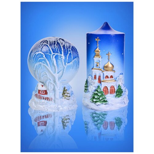 Набор рождественских свечей 