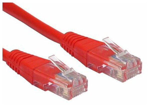 Сетевой кабель Ripo UTP cat.5e RJ45 0.5m Red 003-300019