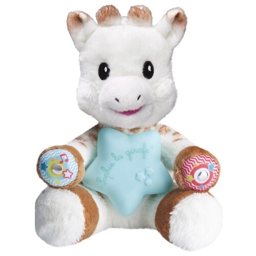 Купить Интерактивная развивающая игрушка Sophie la girafe 230811, белый/голубой/коричневый, ПВХ/текстиль, male