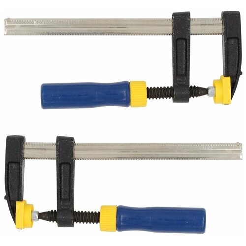 Струбцина столярная F-образная Kubis 150 * 50 мм, 175 кг, DIN5117, 2 шт