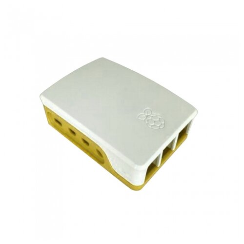 RA600 Корпус ACD White+Yellow ABS Case for Raspberry 4B