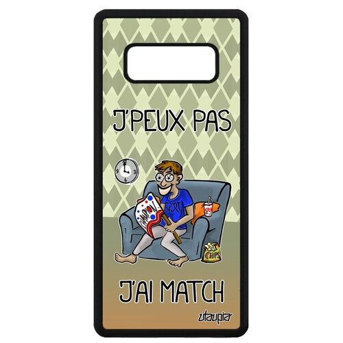 фото Простой чехол на телефон // samsung galaxy note 8 // "не могу - у меня матч!" принт повод, utaupia, зеленый