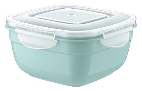Phibo Контейнер Safe Food для хранения продуктов 1 л, 2x16 см, светло-голубой