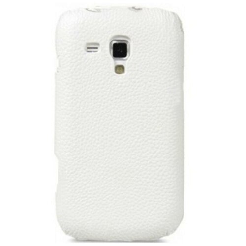 фото Чехол задняя панель-крышка mypads для samsung galaxy s4 i9500 с дизайном под кожу белая