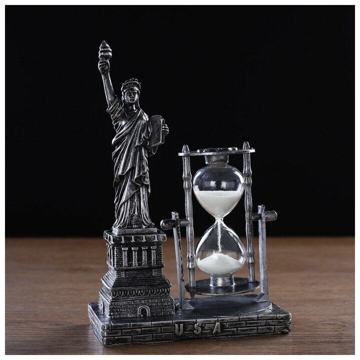 Песочные часы "Статуя Свободы", сувенирные, 13 х 7 х 20.5 см 4727122