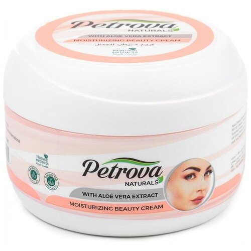 Крем для лица Экстракт алоэ и масло сладкого миндаля Petrova, 200 мл epica professional moisturizing крем для рук увлажняющий с маслом ши и маслом сладкого миндаля 75 мл