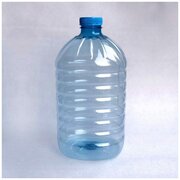 Бутылка ПЭТ «КВ ровно» 5л. (х40) Упаковка пластиковой тары с крышкой, ручкой