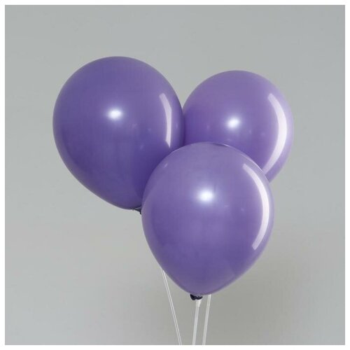 фото Шар латексный 10", макарун, набор 100 шт., цвет лиловый mikimarket