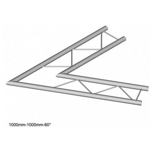 Dura Truss DT 22-C20H-L60 узел стыковочный двухлучевой - угол, 60°