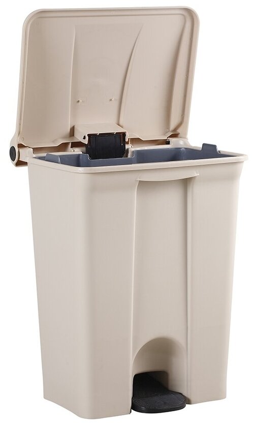 Контейнер для мусора уличный с педалью VIATTO JW-CPT68, 68л