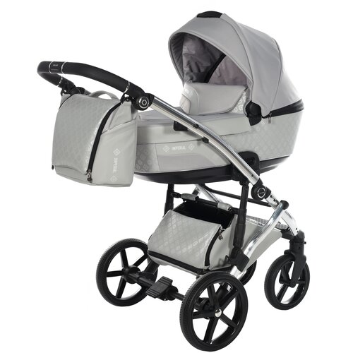 Универсальная коляска 2 в 1 TAKO LARET IMPERIAL NEW TLIv2-11 (белый/рама серебро)